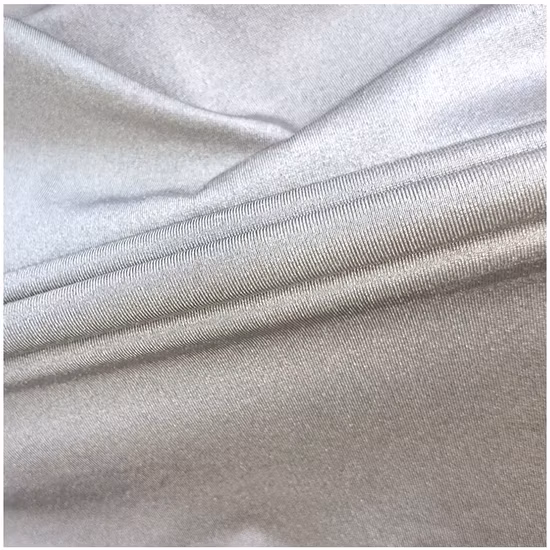 Antimicrobial 4-Way Stretch Anti-Radiation Emf Knitted Spandex Silver Coated Conductive Fabric for Clothing