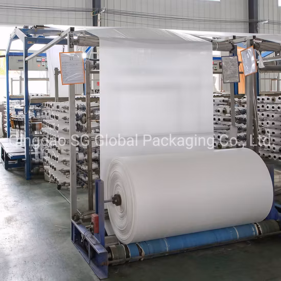 Сертифицированный GRS производитель, белая ламинированная водонепроницаемая, влагостойкая полипропиленовая ткань с принтом на заказ, сумка из рафии в рулонах для сумок